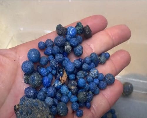 Blueberry Azurite in Utah