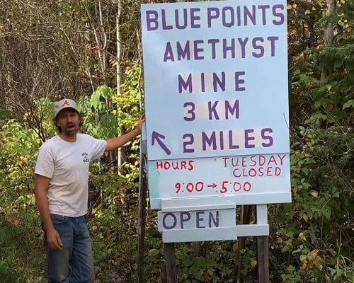 Blue Point Amethyst Mine